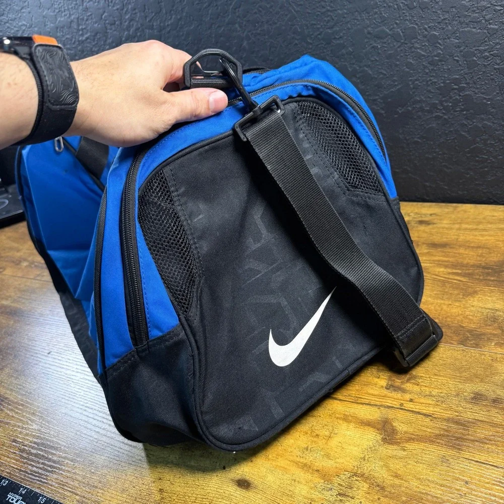 Nike Brasilia Blue Polyester Training Duffel Bag Small Unisex